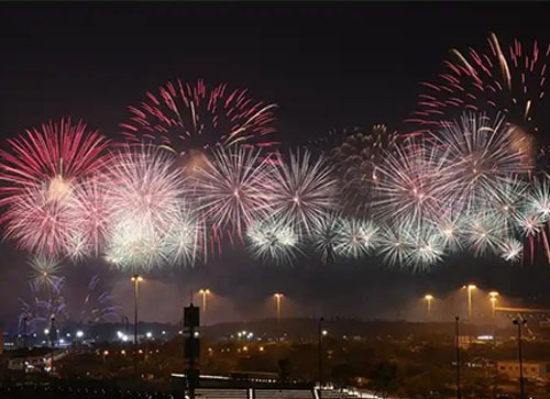 新化县焰火晚会